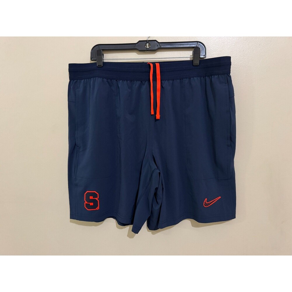 Nike Syracuse Orange Football Team Issued PE On-Field Practice Shorts Mens 2XL